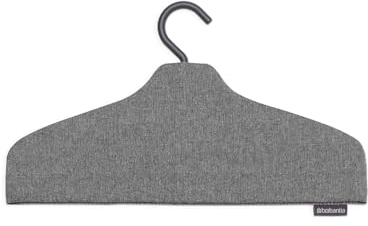 Brabantia Gruccia per steamer - Superficie solida per la stiratura ad alta pressione - Risultati facili e veloci - Utilizzo su due lati - Gancio versatile girevole a 360° - Pepper Black