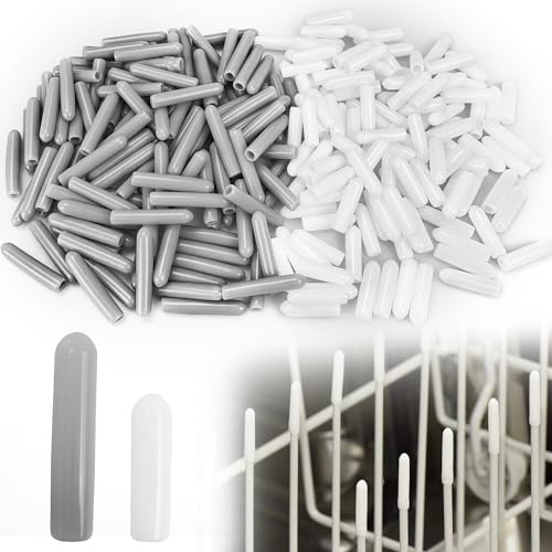 240 Stück Geschirrkorb Schutzkappe,Spülmaschinen Gestell Abdeckkappen für Spülmaschinenkörbe Schutz Ersatzteile für alle Geschirrkörbe,Spülmaschinenkorb Rost Reparatur,Antirost Stab für Spülmaschine