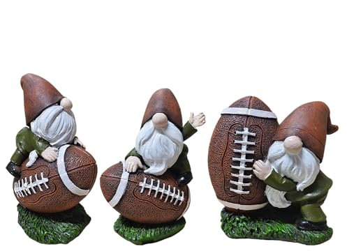 FANGZ Football Gnome Resin Decorative Football Figurine
