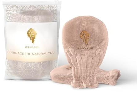Bounce Curl Hair Drying Mittens - Blush