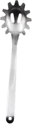 LABRIMP Cucchiaio Per Ramen Con Denti in Acciaio Inossidabile Forchetta Per Spaghetti e Pasta Cucchiaio Per Servire Noodles e Spaghetti in Cucina