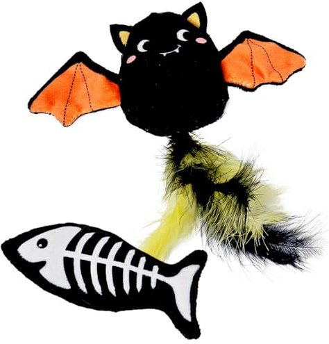 Nobby Halloween Fledermaus und Fisch 18 cm / 11 cm