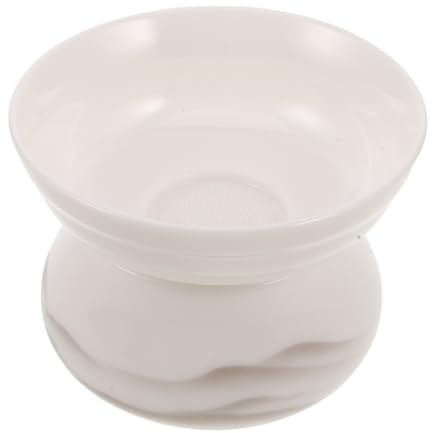 IMIKEYA Colador De Té De Porcelana Infusor De Té Para Hojas Sueltas Con Filtro Y Soporte Colador De Tetera Para Gongfu Chino Accesorio Para Té Reutilizable Para Hogar Y Oficina