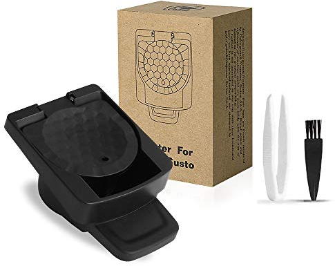 Wiederverwendbare Kapsel-Adapter Kaffeekapseln für Dolce Gusto Maschinen,Wiederbefüllbare Kapsel-Adapter zum Nachfüllen Kompatibel mit Dolce Gusto Kapselhalter