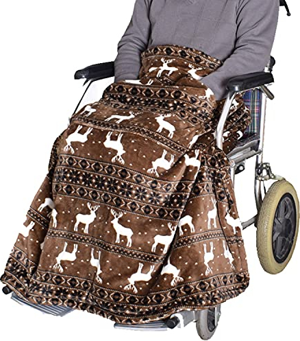 Unterkörper Warm Rollstuhl Fußsack, Fleecegefütterter Rollstuhlüberzug, Unterkörper Wärmesack, Winter Rollstuhlsack, Für Rollstuhl Und Elektromobil für Erwachsene