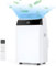 Condizionatore Portatile 9000 Btu/H, Ventola a 2 Velocità, Deumidificatore, Sigillatura Mobile Della Finestra Con Tubo Di Scarico Telecomando Per Ufficio Domestico (9K BTU)