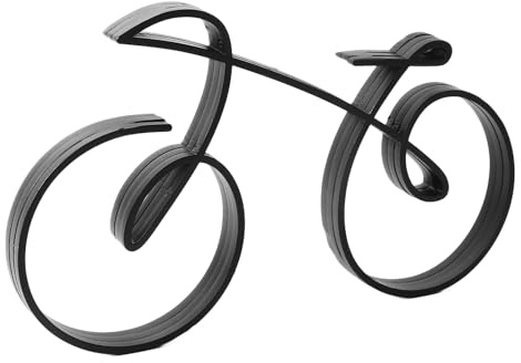 Deko Fahrrad Skulptur,miniatur Fahrrad Skulptur, Draht gerahmte Stil Elegante Fahrrad Skulptur fr Radfahren Enthusiasten Dekoration, Fahrrad Kunst Dekor, Home Dekoration