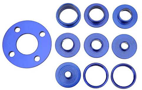 Set 10 Pcs Guide Bushing in Alluminio per Fresatrice, 8 Guide e 2 Dadi di Blocco, Alta Resistenza - Protezione Ottimale, Aumenta la Versatilità, Per Lavori di Foratura Precisi con jig fori