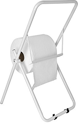 Garcia de Pou Roller Handtüchern Spender mit Boden, 39,5 x 90 cm, Eisen, Weiß, 90 x 39,5 x 30 cm