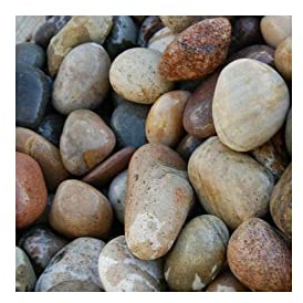 Suregreen Scottish Cobbles 50–75mm | 20kg Bag of Large Decorative Garden Stones, Pebbles & Chippings for Landscaping, Driveways, Rockeries, Ponds & Water Features