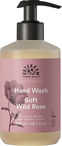 Urtekram Hand Wash - Moisturizing - Wild Rose - 300 ml, Vegan, Organic, Natural Origin