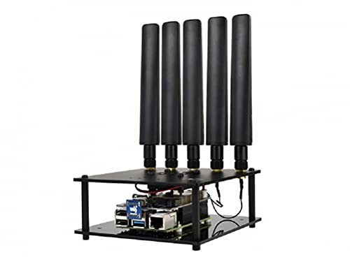IM8200EA-M2 5G HAT with Antennas,5G/4G/3G Support,Snapdragon X55 Onboard,Multi Mode Multi Band,Applicable for Regions with 5G Sub-6G Signal Coverage,Support Windows/Linux/Android