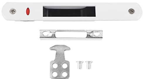 Juego de Manijas para Puertas Corredizas, Pestillo de Cerradura Puerta de Montaje Empotrado con Gancho de Acero Inoxidable, Pestillo de Gancho para Ventana, Puertas de Vidrio Individuales Herrajes
