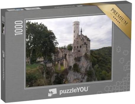 puzzleYOU: Puzzle 1000 Teile „Schloss Lichtenstein, Deutschland“ – aus der Puzzle-Kollektion Burgen