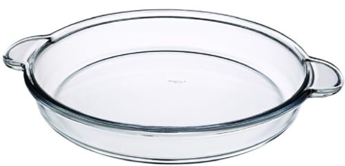 COSE DA CASA Pirofila in vetro 31 cm teglia con manici per forno a microonde piano cottura gas vetro ceramica elettrico resitente al calore