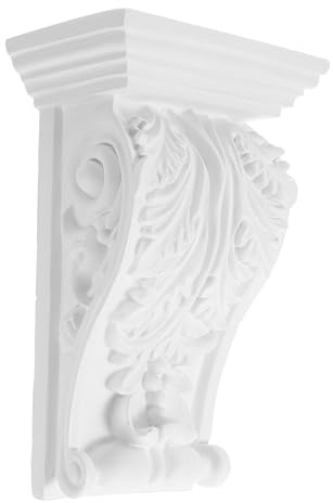 Gadpiparty Apliques Onlay Ménsula Decorativa Moldura De Esquina Sin Pintar Decoración De Muebles Para El Hogar