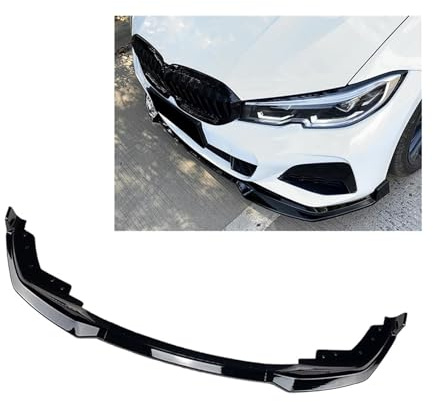 liuguoqiang Auto-Frontlippe für BMW Série 3 G20 M-Pack 330d 318i 330e 330i 320i M340i XDrive 2019-2022,Frontspoiler Stoßstange Splitter,Canard-Diffusor Lamellen Tuning Zubehör für Fahrzeuge
