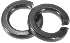 QUARKZMAN 120 Pcs Rondelles Fendues M2.5, Rondelles Élastiques En Acier Carbone 2.72mm ID 4.3mm OD 0.64mm Épaisseur pour Vis Boulons Fixations