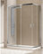 Box Doccia 80x120 Apertura Angolare Altezza 200cm In Cristallo Temperato Trasparente Profilo Cromato – Frascio