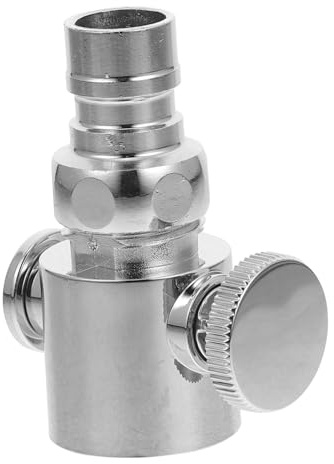 ETHZZLE Plastic Faucet Shut Off Valve for Washing Machine Tap, One-Click Water Stop Valve Replacement Accessory for Bathroom and Laundry Sink