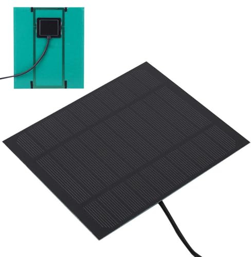 Cargador Solar Compacto 6W USB Tipo C - Energía sostenible cámaras Exteriores | Alimentador Panel luz Solar portátil para timbres inalámbricos, Carga rápida, protección ecológica eficaz