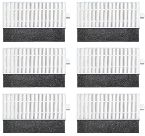KiimSin 6 piezas M330 Pro filtros de repuesto para Lefant M330 Pro aspiradora inalámbrica, reutilizables, repuestos de filtro de agua