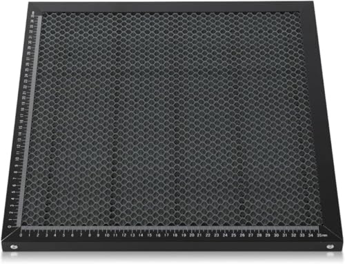 Mreryyse Honeycomb Machine de gravure laser, table de travail en nid d'abeille, 400 x 400 mm, table de travail pour machine de gravure laser, table en nid d'abeille pour découpe laser et gravure laser