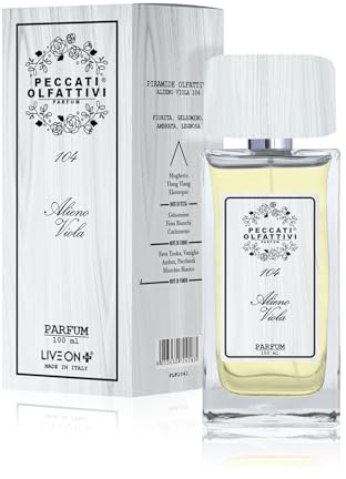 Peccati Olfattivi N.104 Women's Perfume Inspired by Alien – Long-Lasting Feminine Dupe with 30% Pure Essence, Original-Like Fragrance with High Longevity and Persistence 100 ml Parfum