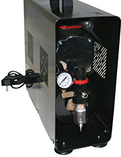 Bc-elec - TC-90TS Airbrush Kompressor Doppelzylinder 190W 0-4 bar Modell AS196AW mit Lufttank