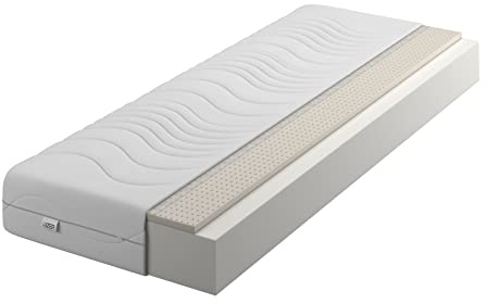 IZER Matratze Latex Atmungsaktiv 70x190 Silver 16 cm schaummatratze H2 H3 Bett Matratzen 2 in 1