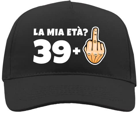 Generico Casquette 40 Ans Drôle Anniversaire Homme Femme Gadget Cadeau Vêtements - Doigt Moyen 40 Ans, 40 ans., Taille Unique
