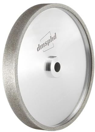 dmsphd CBN-Schleifscheibe mit 15,27 cm, 1,27 cm Bohrung, 1 Zoll breit, geeignet für Schnellarbeitsstahl, für alle Arten von 15,2 cm Schleifmaschinen, Körnung 320