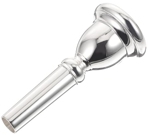 Professionelles Euphoniummundstück aus Kupfer mit Silberüberzug für Schüler | Eleganter Klang, Dauerhafter Glanz, Angenehmes Griffgefühl, Silberfarbe, Zubehör für Instrumente