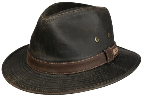 Stetson Sri Lanka Traveller Stoffhut Einfarbiger Hut Ledergarniturband UV-Schutz 40 Herren Frühjahr bis Winter