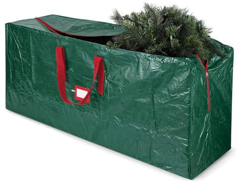 Weihnachtsbaum Aufbewahrungstasche.Tasche mit Reißverschluss, Tragegriffe,Weihnachtsbaum Transporthülle für bis zu 230CM Weihnachtsbäume und andere Weihnachtsdekorationen. (Grüner, M)