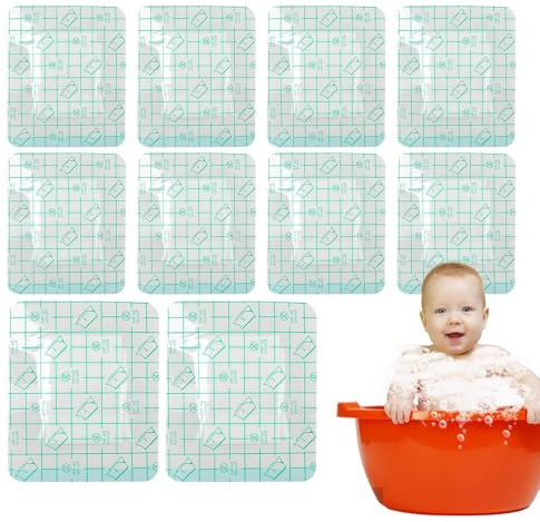 10 Stück Wundverbände Klebepflaster, 10 wasserdichte Klebeflicken für die Wundpflege für die Dusche | Klebeschild für Wundverbände