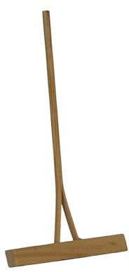 | ZICOM Krippenzubehör Rechen 10cm Holz – Detaillierter Miniatur-Holzrechen für Krippenlandschaften