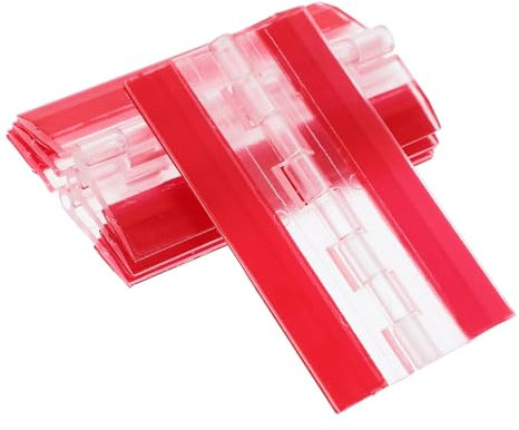 EXHUMKY 4stücke Selbstklebende Scharniere Transparentes Hinge Für Bastelprojekte Möbel Und Schränke Flexibel Und Praktisch Starke Haftung Für Acryl Und Mehr