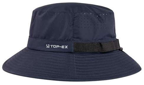 TOP-EX UVCoolix Sonnenhut mit Kühlung, UPF 50+, breiter Krempe, faltbar | Kühlendes UVCoolix Material, UPF 50+, breite Krempe und Mesh – für heiße Sommertage, Wandern, Angeln, Safari und Reisen