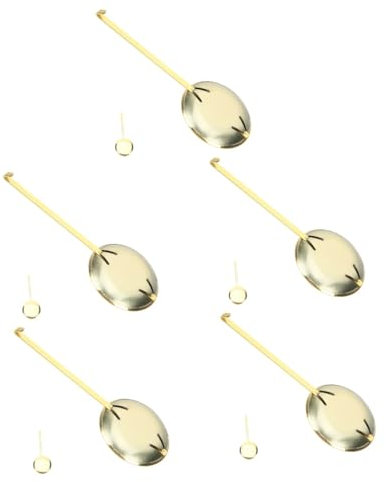 Veemoon 5stücke Metall Pendel Für Wanduhr Uhr Pendel Ersatzteil Hochglanz Für Quartz-Uhren Minimalistisches Design Installieren Für Kreative Bastelprojekte