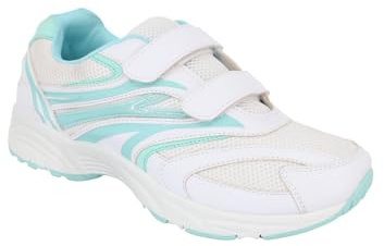 Truflex Ladies Wide EE Fit Touch-Fasten Trainers, Extra Wide Comfort | Cushioned Support & Outdoor Grip Walking Shoes for Women