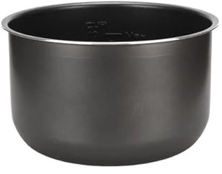 CEPAIXN Revestimiento For Olla A Presión Eléctrica De 4 L, 5 L Y 6 L, Antiadherente, Color Negro, Cristal, Compatible con Midea(4L)