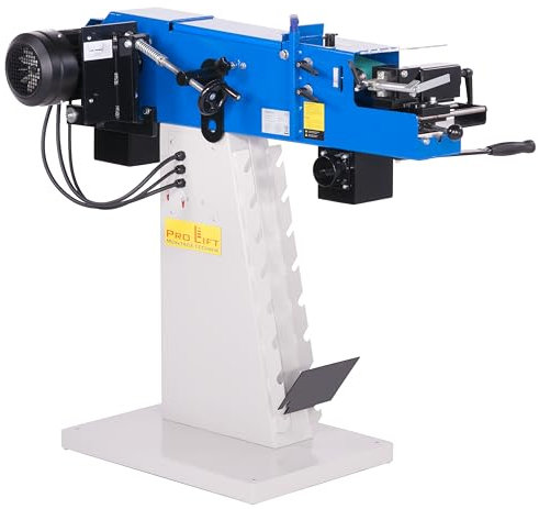 Pro-Lift-Montagetechnik 3in1 Bandschleifer mit Standfuß Schleifmaschine 400V Rohrschleifmaschine Ausklinken Metall Werkstatt - 02736