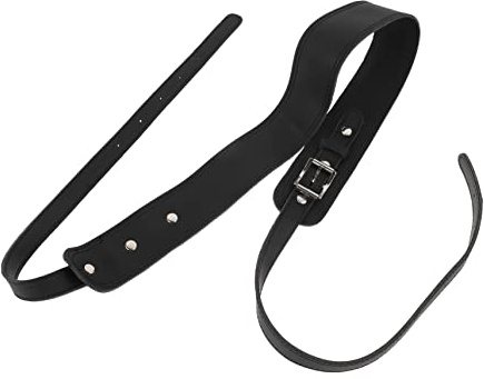 CLISPEED Cintura Regolabile in Pelle per Basso Tuba e Trombone, Design Creativo e Resistente, Accessorio Comodo per Strumenti a Fiato, per Musicisti Professionisti