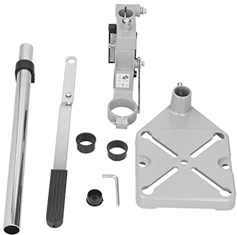 Starrypxl Universal Hand Drill Stand Bench Clamp Holder Press Tool for Precise Drilling Repair Workbench with Collet for Workshop and DIY Projects