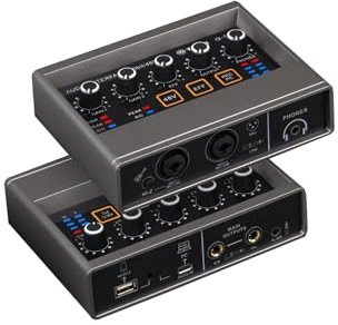 Mezclador de audio Q-16 mezclador de Audio profesional USB Audio Inteace tarjeta de sonido equipo de DJ estudio de grabación convertidor de guitarra eléctrica