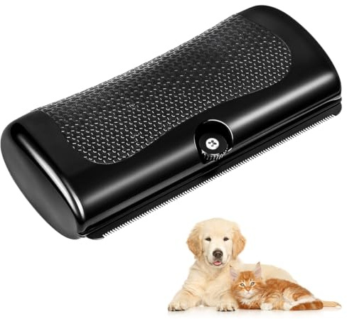 YOFDAL 1 PCS Tierpflegekamm, Hundepflegekamm, Hundebürste, Komfortabler Griff Kurzhaar Hundekamm, Unterfellkamm für Hunde und Katzen.