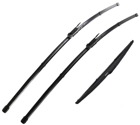 WETCL Wiper Blade for Vauxhall Opel Zafira B 2005-2011 28+22+14, Window Rain Brushes Rubber HQ Front Rear Wipers Replacement Kit Accessories