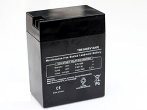 Technical Precision Replacement for LITHONIA ELR2P Emergency Lighting 14AH AGM with Polarized TERMINALS Battery