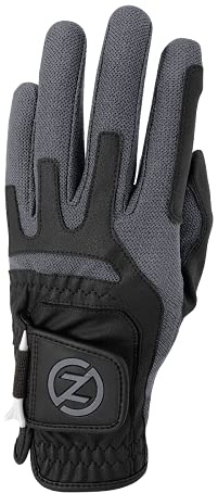 Zero Friction mäns Ultra Tac vänster hand universell passform golfhandske, svart